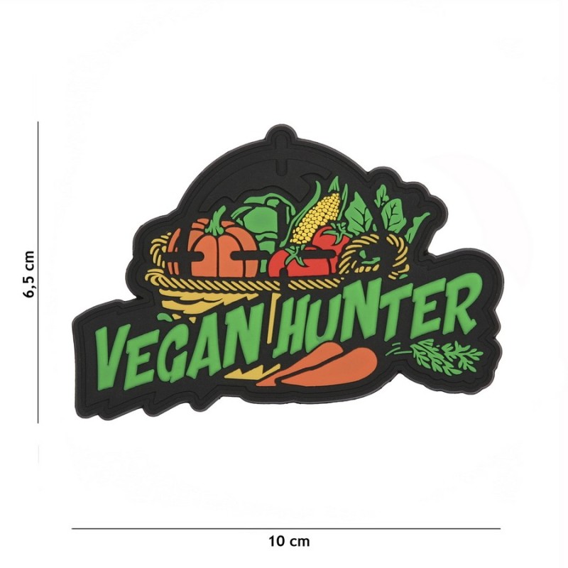 Klett Patch 3D PVC No.8080 Vegan hunter 6,5 x 10