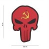 Klett Patch 3D PVC No.9001 Punisher Russland Hammer und Sichel 5,8 x 8