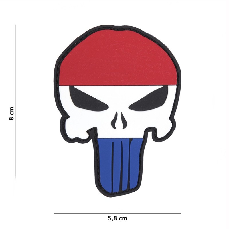 Klett Patch 3D PVC No.12055 Punisher Niederlande 5,8 x 8