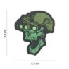 Klett Patch 3D PVC No.19043 Night vision skull grün 9,5 x 8,5