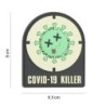 Klett Patch 3D PVC No.8091 Covid-19 Killer 4,2 x 8,7