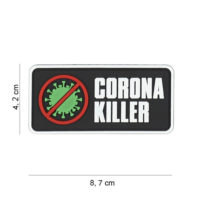 Klett Patch 3D PVC No.8090 Corona Killer 4,2 x 8,7