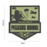 Klett Patch 3D PVC No.7123 Pegasus Bridge 8,6 x 8