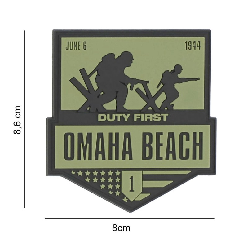 Klett Patch 3D PVC No.7122 Omaha Beach 8,6 x 8