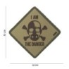 Klett Patch 3D PVC No.11150 I am the danger sand/braun 10 x 10