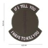 Klett Patch 3D PVC No.16094 If I tell you braun/grün/weiß 8,5 x 9,8