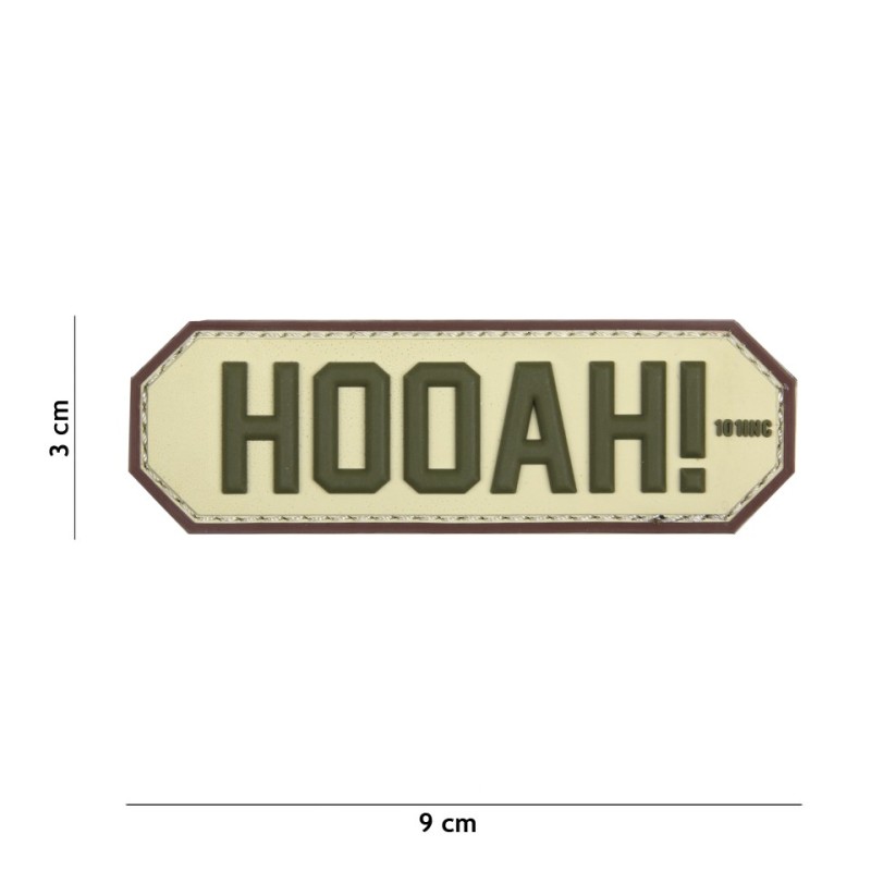 Klett Patch 3D PVC No.17059 HOOAH! bunt 3 x 9