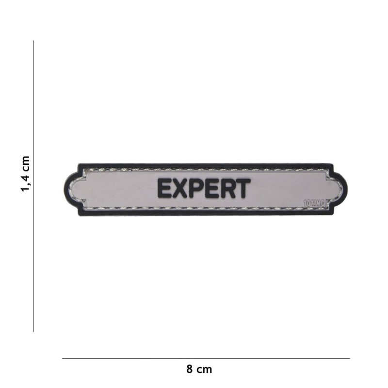 Klett Patch 3D PVC No.17063 Expert grau 1,4 x 8