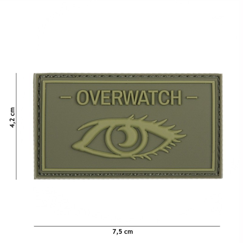 Klett Patch 3D PVC No.19034 Overwatch grün 4,2 x 7,5