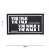 Klett Patch 3D PVC No.18022 You Talk schwarz 4,1 x 7,4