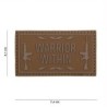 Klett Patch 3D PVC No.16111 Warrior Within coyote 4,1 x 7,4