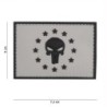 Klett Patch 3D PVC No.13073 Punisher EU grau 5 x 7,3