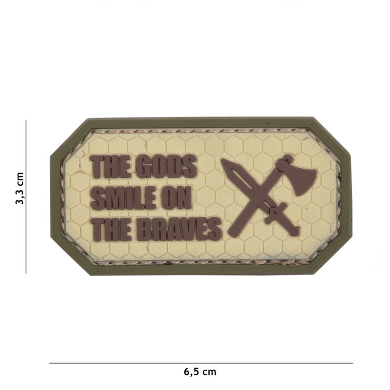 Klett Patch 3D PVC No.11142 Gods Smile coyote 3,3 x 6,5