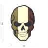 Klett Patch 3D PVC No.16005 France Skull bunt 9 x 5