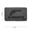 Klett Patch 3D PVC No.16073 MAGNUM grau/schwarz 4,6 x 7,9