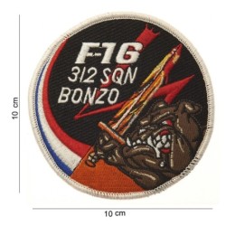 Aufnäher F-16 312 SQN Bonzo...