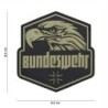 Klett Patch 3D PVC No.20047 Bundeswehr No.20075 grün 8,5 x 8,5