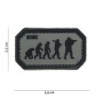 Klett Patch 3D No.14074 Airsoft Evolution grau/schwarz 3,3 x 5,8