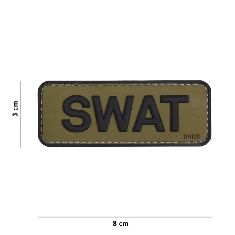 Klett Patch 3D No.18067 SWAT coyote/schwarz 3 x 8