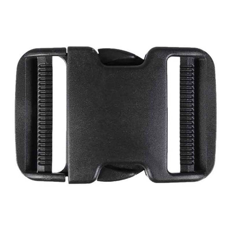 Steckschliesse Buckle 50 mm schwarz