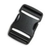 Steckschliesse SR-Buckle Dual 38mm schwarz Restposten