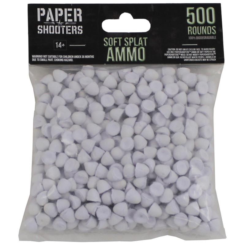 500 Stück PAPER SHOOTERS Munition 0,02€/Stück