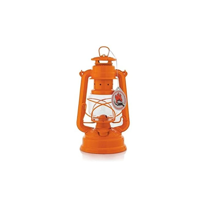 Petroleumlampe Feuerhand 276 Sturmlaterne pastellorange