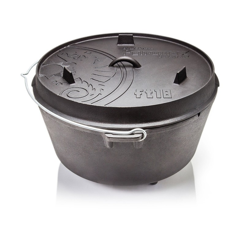 Petromax 17,3L Feuertopf Dutch Oven Ft18  ab 20 Personen (mit Füße)