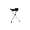 Travelchair Dreibeinhocker Sandwich Alu/Stahl schwarz