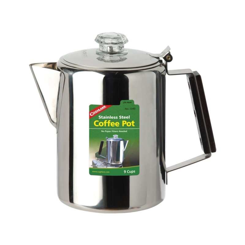 Edelstahlkanne Coffee Pot für 9 Tassen