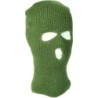 Kopfhaube Balaclava Polyacryl 3-Loch oliv