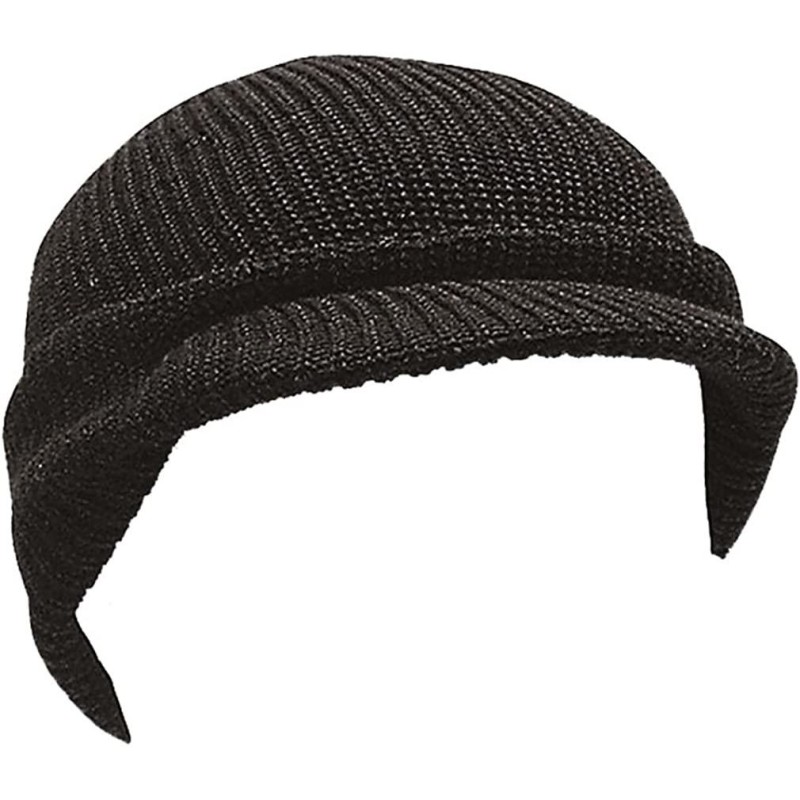 US Watch Cap Strickmütze mit Schirm Polyacryl schwarz