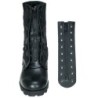 Stiefel Schnellverschluss 9-Loch Kunstleder schwarz 1 Paar  2,25 €/Stück