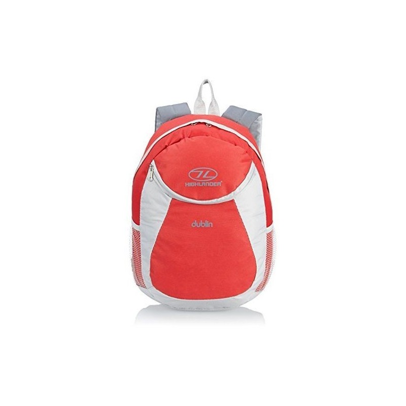 Rucksack Dublin 15 Liter  rot/grau Restposten