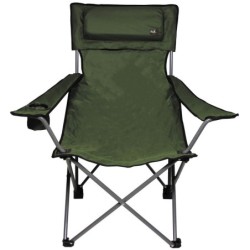 Camping Klappstuhl Deluxe oliv