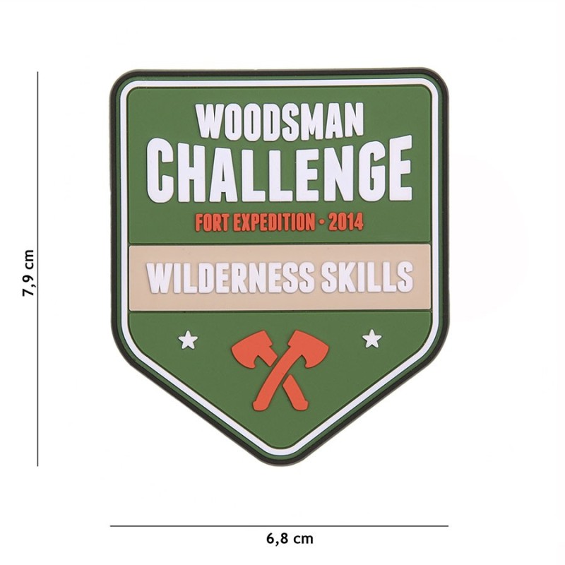 Klett Patch 3D PVC No.23009 Woodsman Challenge 7,9 x 6,8