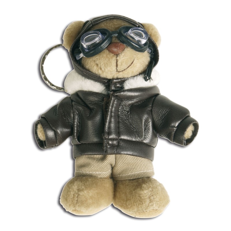 Teddy Bär Pilot Schlüsselanhänger