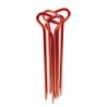 Zelthering Set 6 Stück Tent Peg Basic 19cm rot (3,00€/Stück)