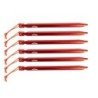 Zelthering Set 6 Stück Tent Peg Pro 19cm rot (5,84€/Stück)