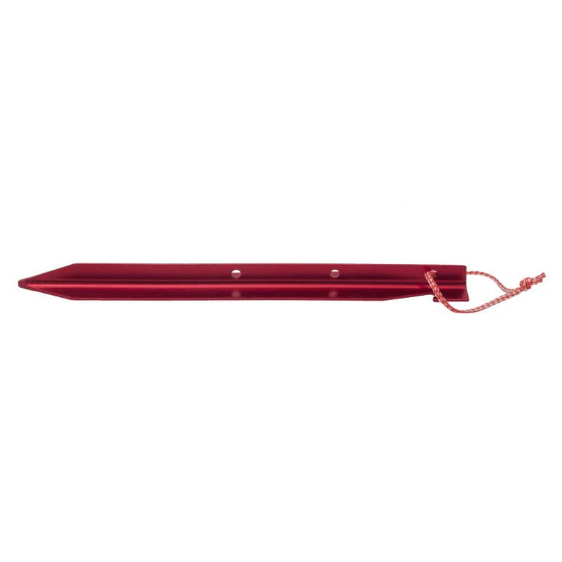 BasicNature 4 Stück Zelthering T-Stake 25cm rot 3,23€/Stück