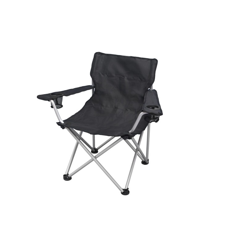 BasicNature Travelchair Komfort schwarz mit Packsack