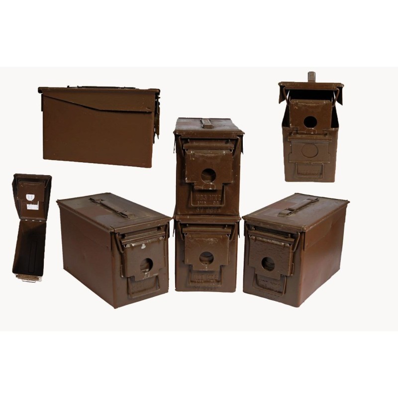 4 St. Britische Munikiste Defense braun med. gebr. 30 x 14 x 19cm  11,95€/Stück