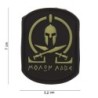 Klett Patch 3D No.12003 Molon Labe Spartan SWAT 5,2 x 7,0