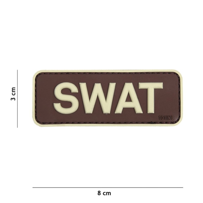 Klett Patch 3D No.18066 SWAT braun 3,0 x 8,0