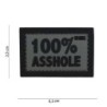 Klett Patch 3D No.14075 100% Asshole grau/schwarz 3,5 x 5,3