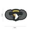 Klett Patch 3D No.8078 101st Airborne silver wings bunt 4 x 7