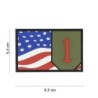 Klett Patch 3D No.7089 1st Infantry flag bunt 5,4 x 8,5