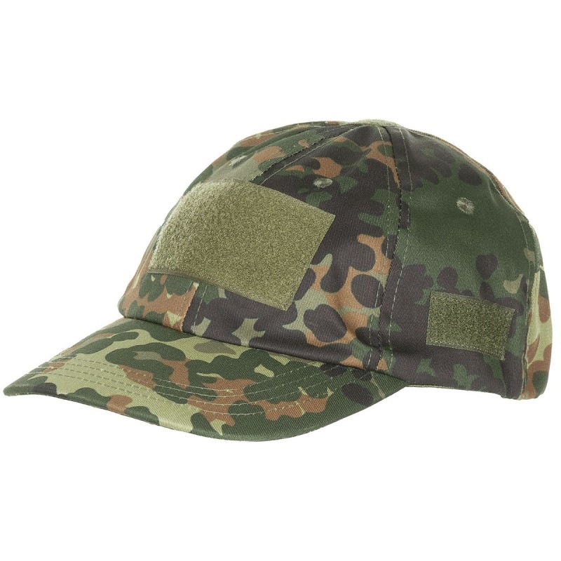 MFH Einsatz Cap mit Klett flecktarn