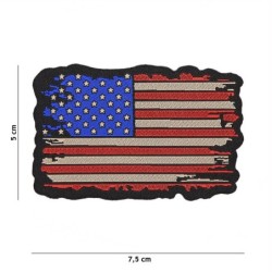 Abzeichen Textil Flagge USA...