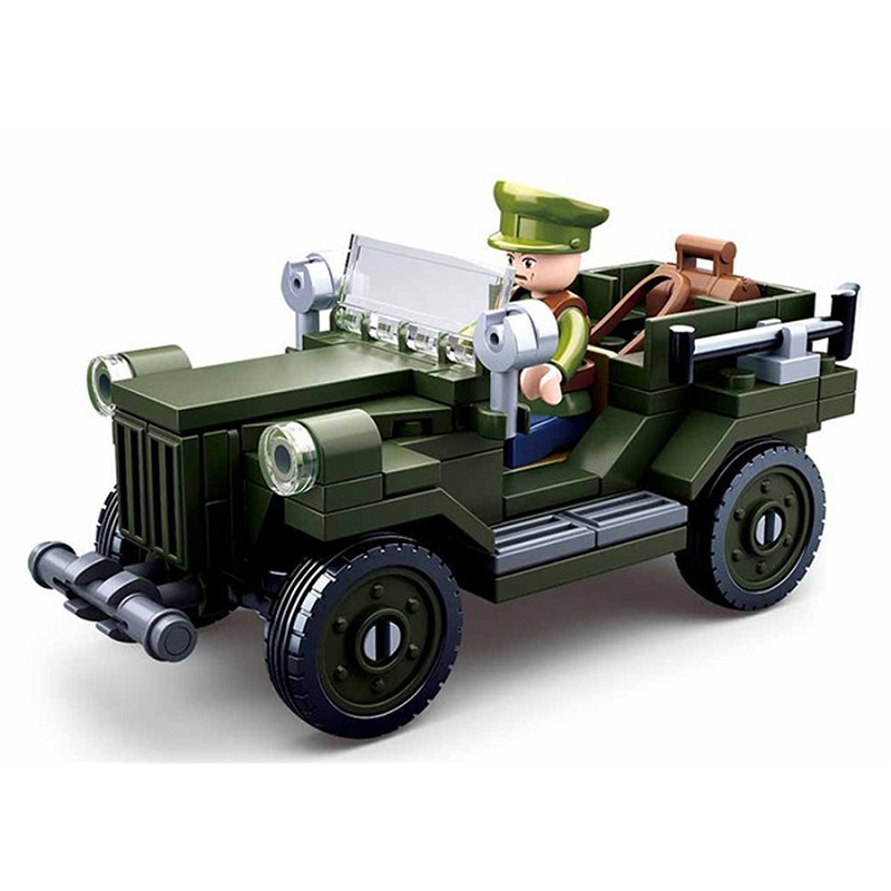 Spielzeug WWII Allied light truck M38-B0682